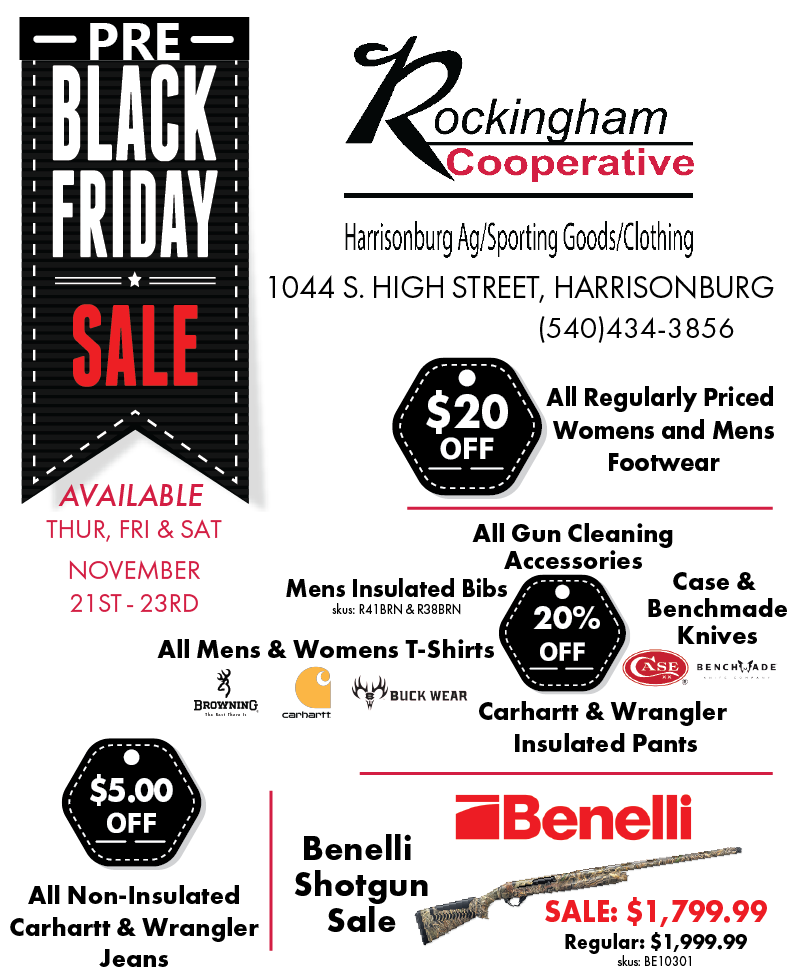 Pre-Black Friday Sale - Rockingham Cooperative